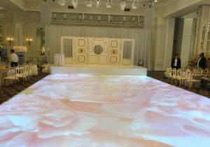 custom monogrammed dance floor