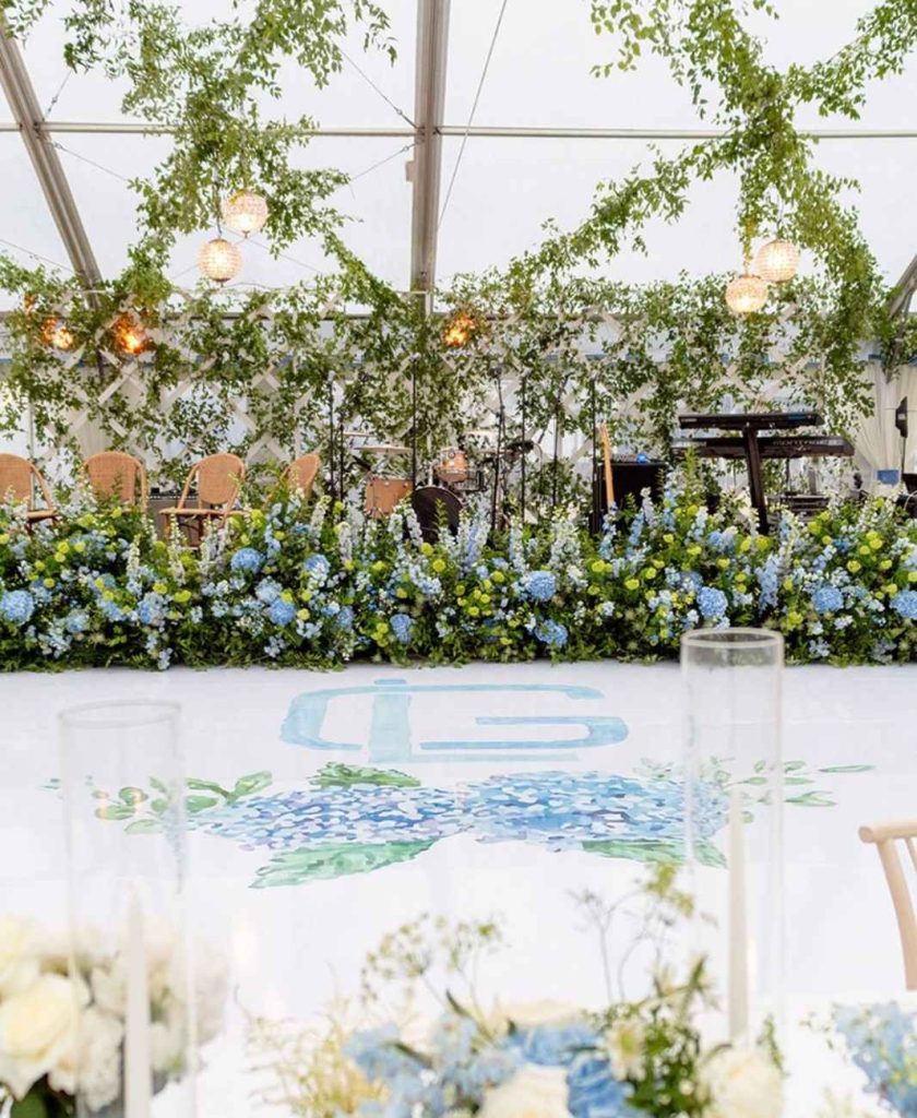 Stylish wedding dance floor for modern couples and venues